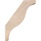 Ekena Millwork 5 1/2"W x 12"D x 16"H Funston Smooth Knee Brace, Douglas Fir BRC06X12X16FST00SDF - alternate 2